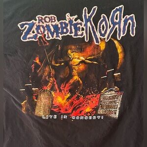Rob Zombie Korn Concert T-Shirt
